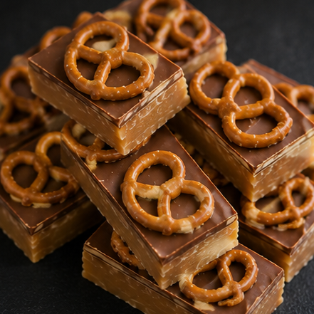 Large Fudge Bar with Pretzel
